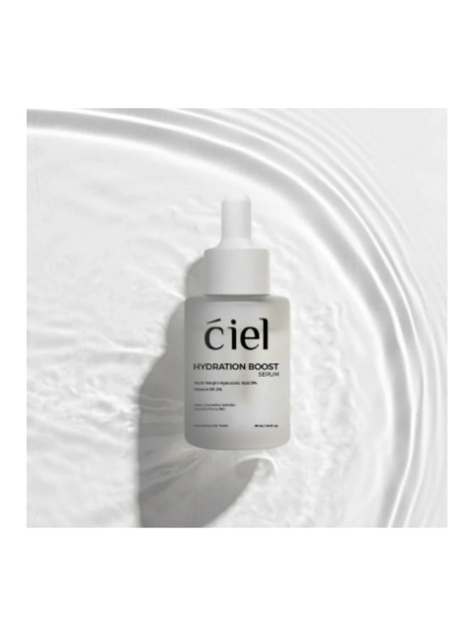 سيل سيروم CIEL Hydration Boost بحمض الهيالورونيك 3% مع فيتامين B5 2% – ترطيب عميق وتقليل التجاعيد وتحسين مرونة البشرة – لجميع أنواع البشرة – 30 مل - Image 1